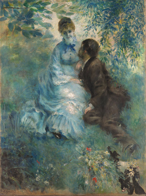 Lovers, 1875, Auguste Renoir