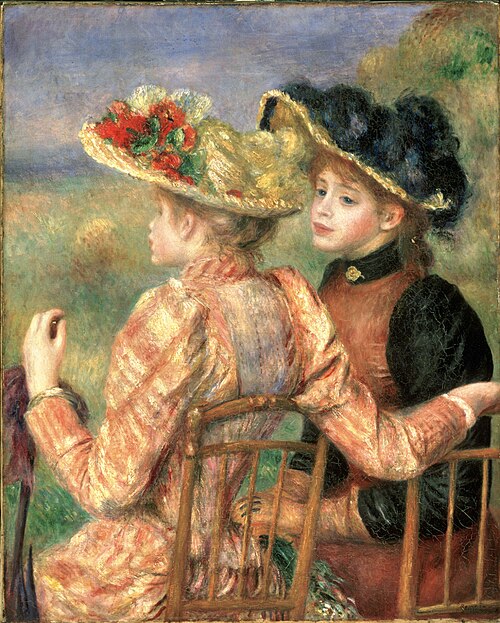 Two Girls, 1892, Pierre-Auguste Renoir