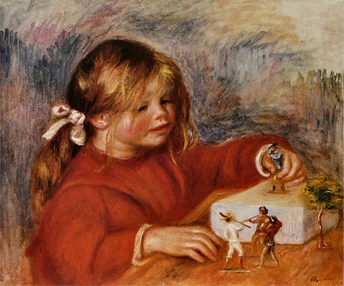 Claude Renoir jouant, 1905, Auguste Renoir