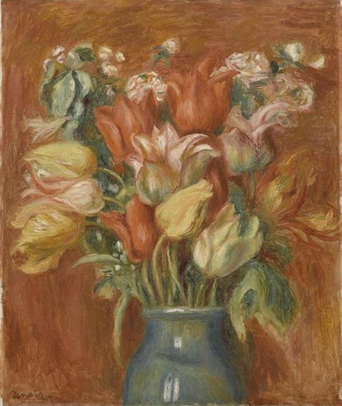 Bouquet de tulipes, 1905, Auguste Renoir