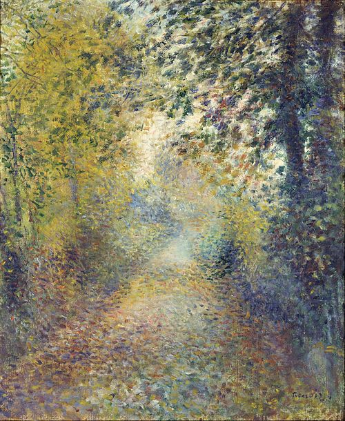 In the Woods, 1880, Auguste Renoir