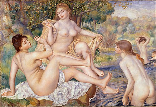 The Great Bathers, 1884, Pierre-Auguste Renoir
