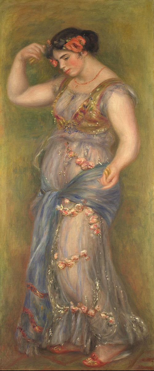 Dancing Girl with Castanets, 1909, Pierre-Auguste Renoir