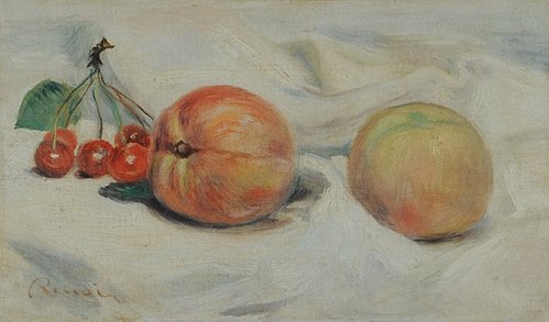 Peches et cerises, , Pierre-Auguste Renoir