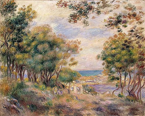 Landscape at Beaulieu, 1899, Pierre-Auguste Renoir