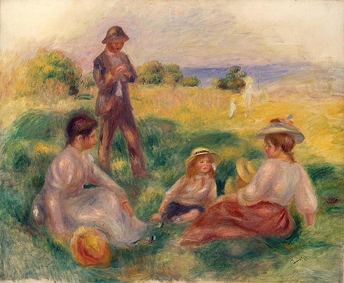 Party in the Country at Berneval, 1898, Pierre-Auguste Renoir