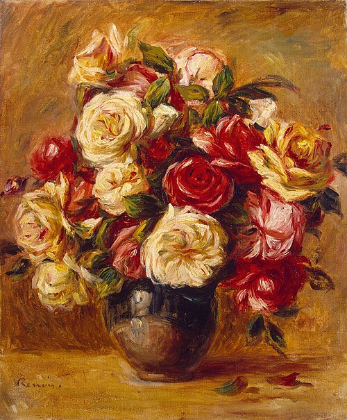 Bouquet of Roses, 1911, Pierre-Auguste Renoir