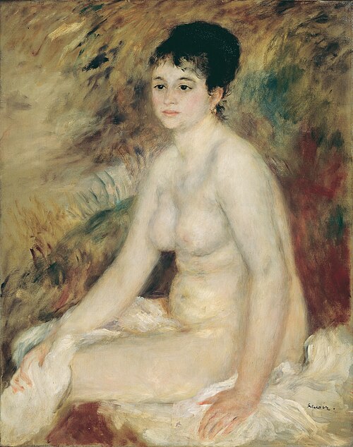 Nach dem Bade, 1876, Pierre-Auguste Renoir