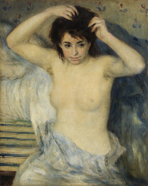 Avant le bain, 1875, Auguste Renoir