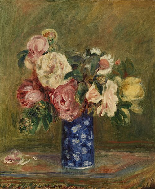 Bouquet of Roses (Le Bouquet de roses), 1882, Auguste Renoir