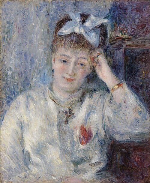Portrait of Mademoiselle Marie Murer (Portrait de Mademoiselle Marie Murer), 1877, Auguste Renoir