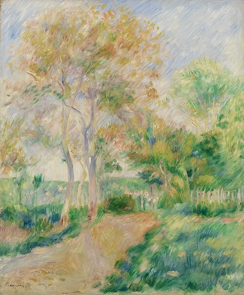 Autumn Landscape (Paysage d'automne), 1884, Auguste Renoir