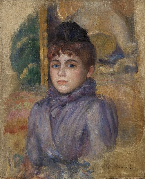 Portrait of a Young Woman (Portrait de jeune femme), 1885, Auguste Renoir