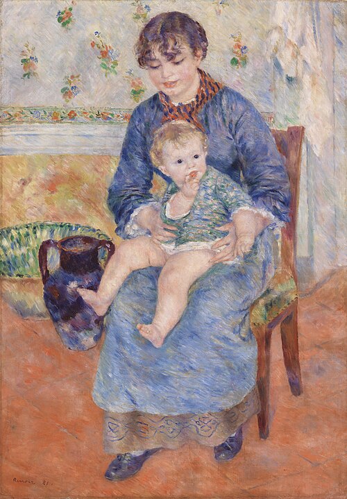 Jeune Mère, 1881, Auguste Renoir