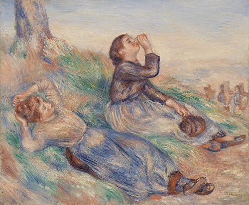Grape Gatherers (Vendangeuses), , Auguste Renoir