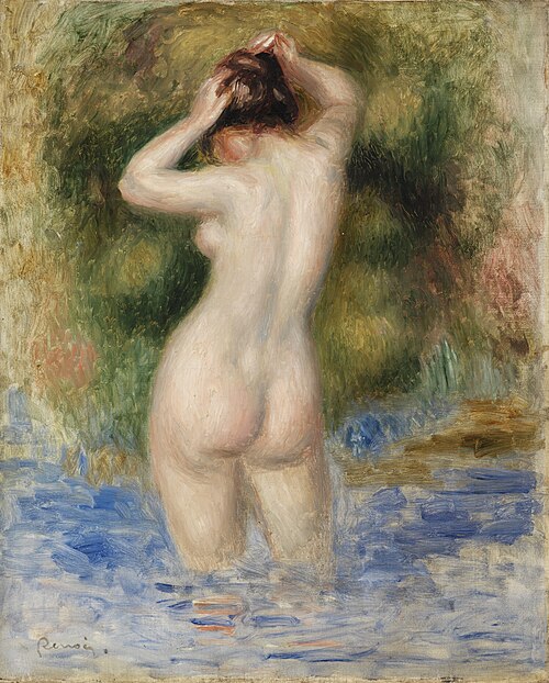 Bather (Baigneuse), 1890, Auguste Renoir