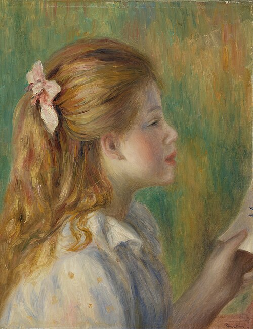 Reading (La Lecture), 1892, Auguste Renoir