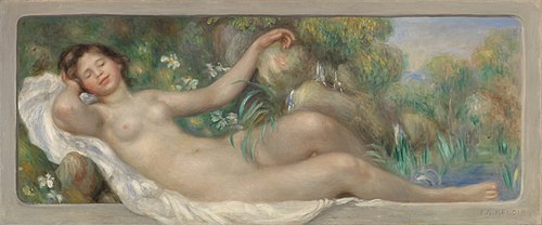 Reclining Nude (La Source), 1895, Pierre-Auguste Renoir