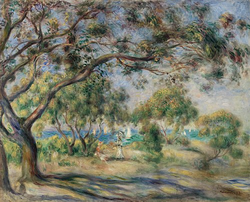 Bois de la Chaise (Noirmoutier), 1892, Pierre-Auguste Renoir