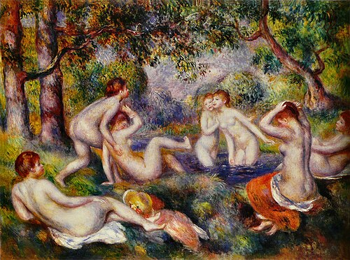 Bathers in the Forest (Baigneuses dans la forêt), 1897, Pierre-Auguste Renoir