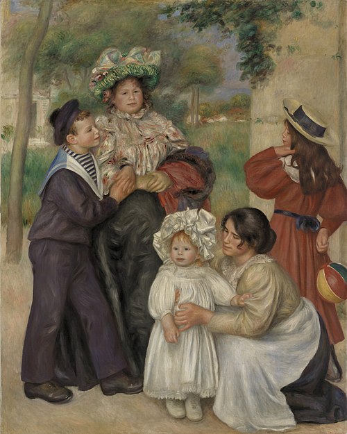 The Artist's Family (La Famille de l'artiste), 1896, Pierre-Auguste Renoir