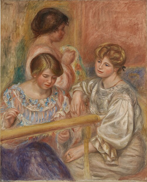Embroiderers (Les Brodeuses), 1902, Pierre-Auguste Renoir