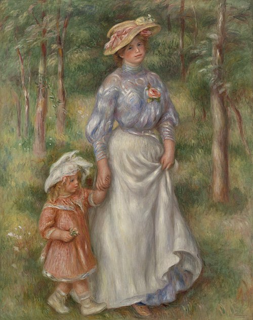 Promenade, 1906, Pierre-Auguste Renoir