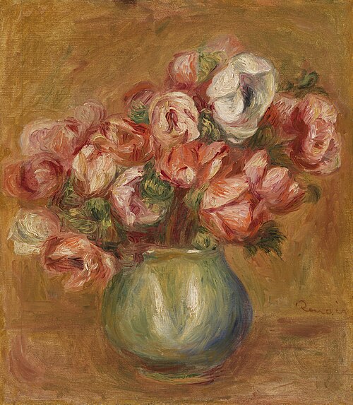 Anemones (Anémones), 1907, Pierre-Auguste Renoir
