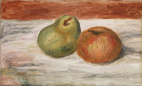 Apple and Pear (Pomme et poire), 1909, Pierre-Auguste Renoir
