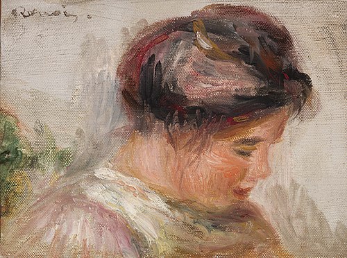 Head of Young Girl (Tête de jeune fille), , Pierre-Auguste Renoir