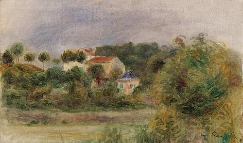Houses in a Park (Maisons dans un parc), 1911, Pierre-Auguste Renoir
