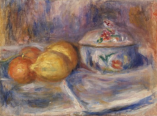 Fruit and Bonbonnière, , Pierre-Auguste Renoir