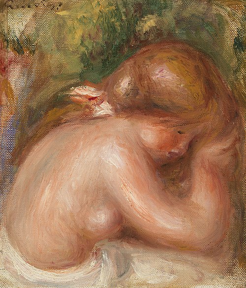 Nude Torso of Young Girl (Torse nu de jeune fille), , Pierre-Auguste Renoir
