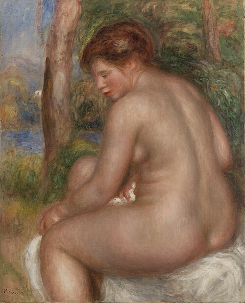 Bather in Three-Quarter View (Baigneuse vue de trois quarts), 1911, Pierre-Auguste Renoir