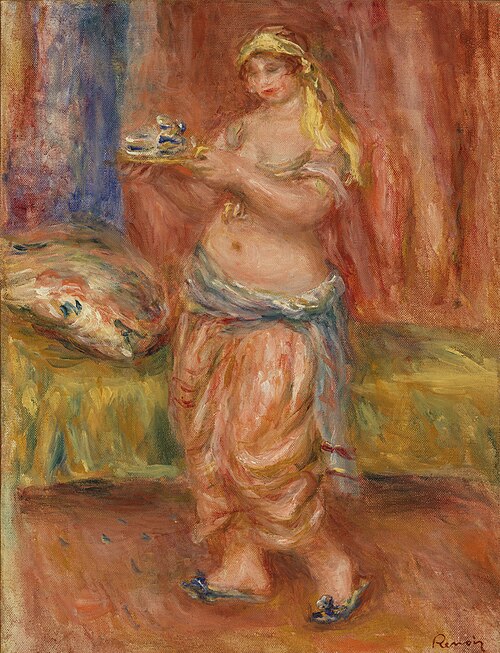 Odalisque with Tea Set, , Pierre-Auguste Renoir
