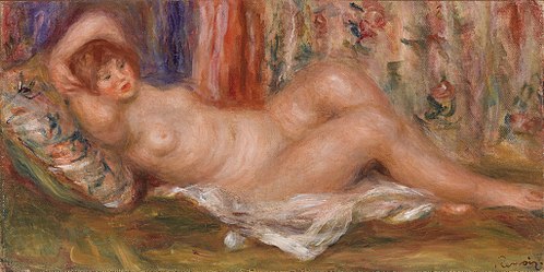 Nude Woman Reclining (Femme nue couchée sur le dos), , Pierre-Auguste Renoir