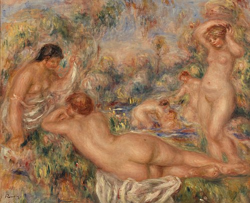 Bathers (Baigneuses), 1918, Pierre-Auguste Renoir