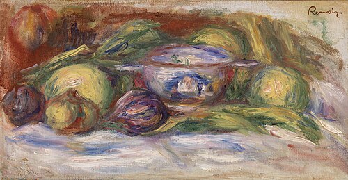 Bowl, Figs, and Apples (Écuelle, figues et pommes), 1916, Pierre-Auguste Renoir