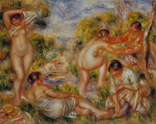 Bathing Group, 1916, Pierre-Auguste Renoir