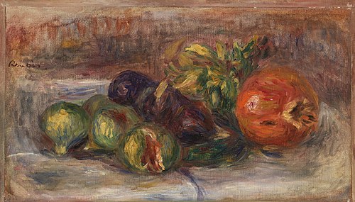 Pomegranate and Figs (Grenade et figues), 1917, Pierre-Auguste Renoir