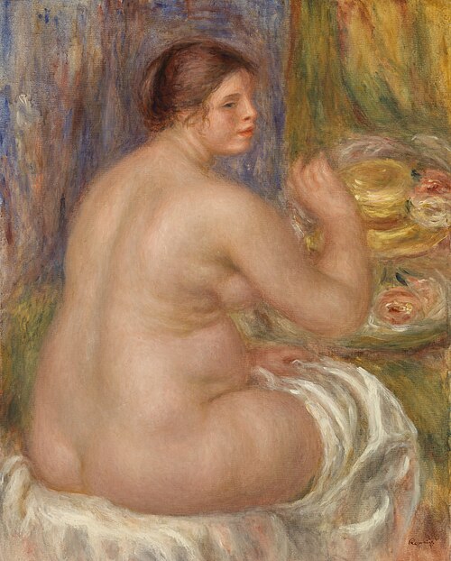 Nude from the Back (Nu de dos), 1917, Pierre-Auguste Renoir