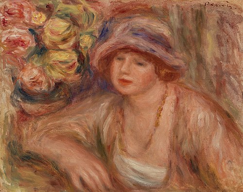Woman Leaning (Femme accoudée), 1918, Pierre-Auguste Renoir