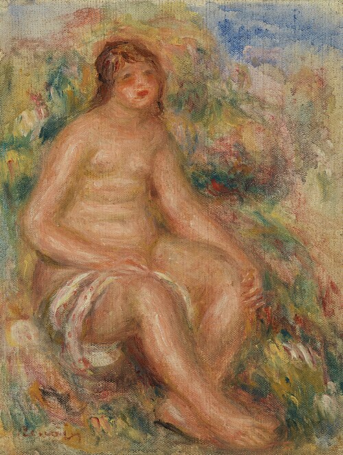 Bather (Baigneuse), 1918, Pierre-Auguste Renoir