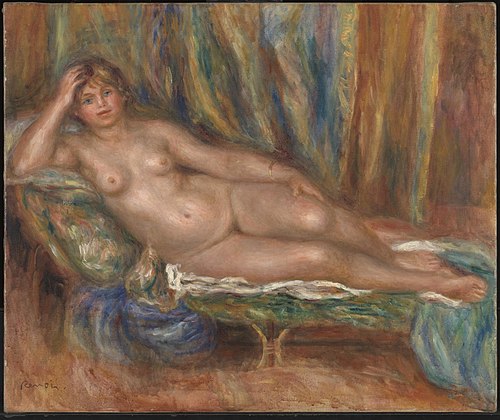 Nude on a Couch, 1915, Pierre-Auguste Renoir
