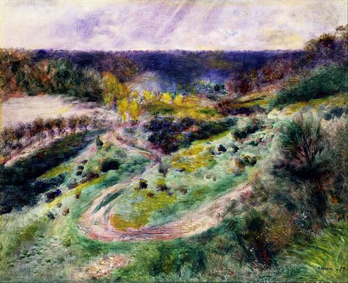Road at Wargemont, 1879, Auguste Renoir