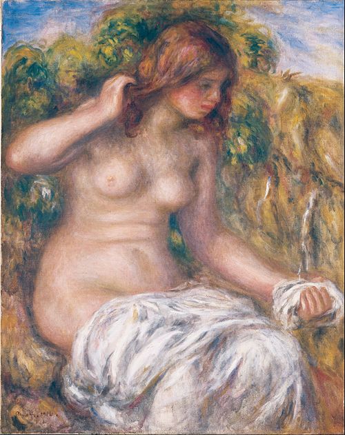 Woman by Spring, 1914, Auguste Renoir