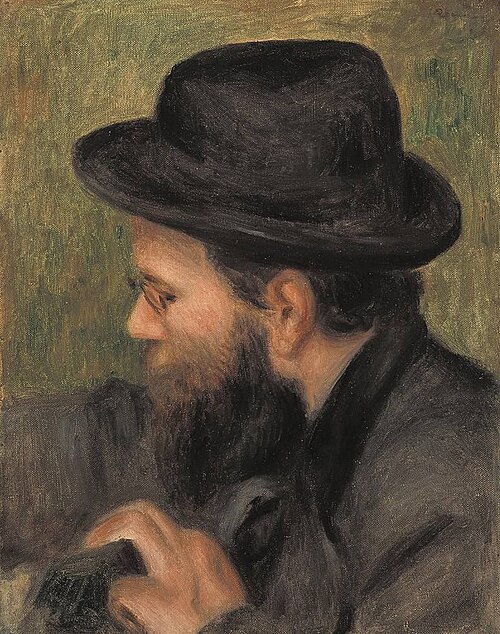Bildnis des Herrn Bernard im Profil, 1880, Pierre-Auguste Renoir