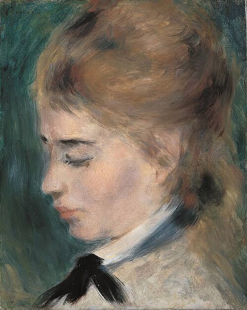 Mädchenkopf, 1876, Pierre-Auguste Renoir