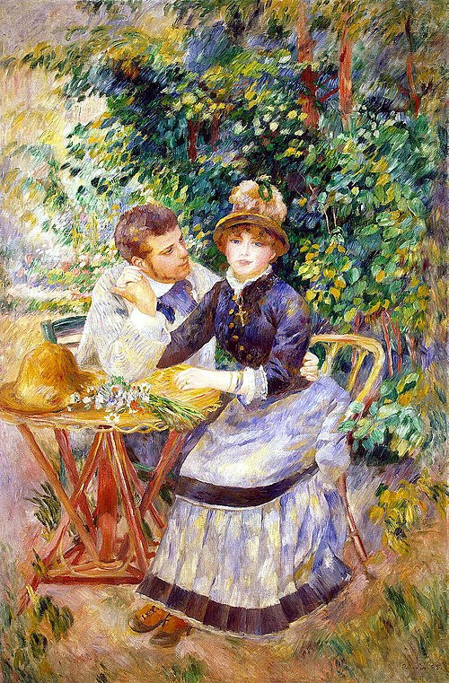 In the Garden, 1885, Pierre-Auguste Renoir