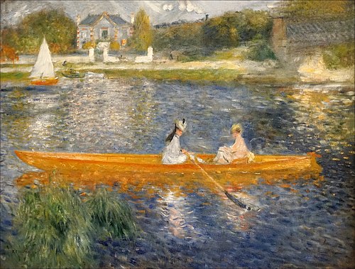 The Skiff (La Yole), 1875, Pierre-Auguste Renoir